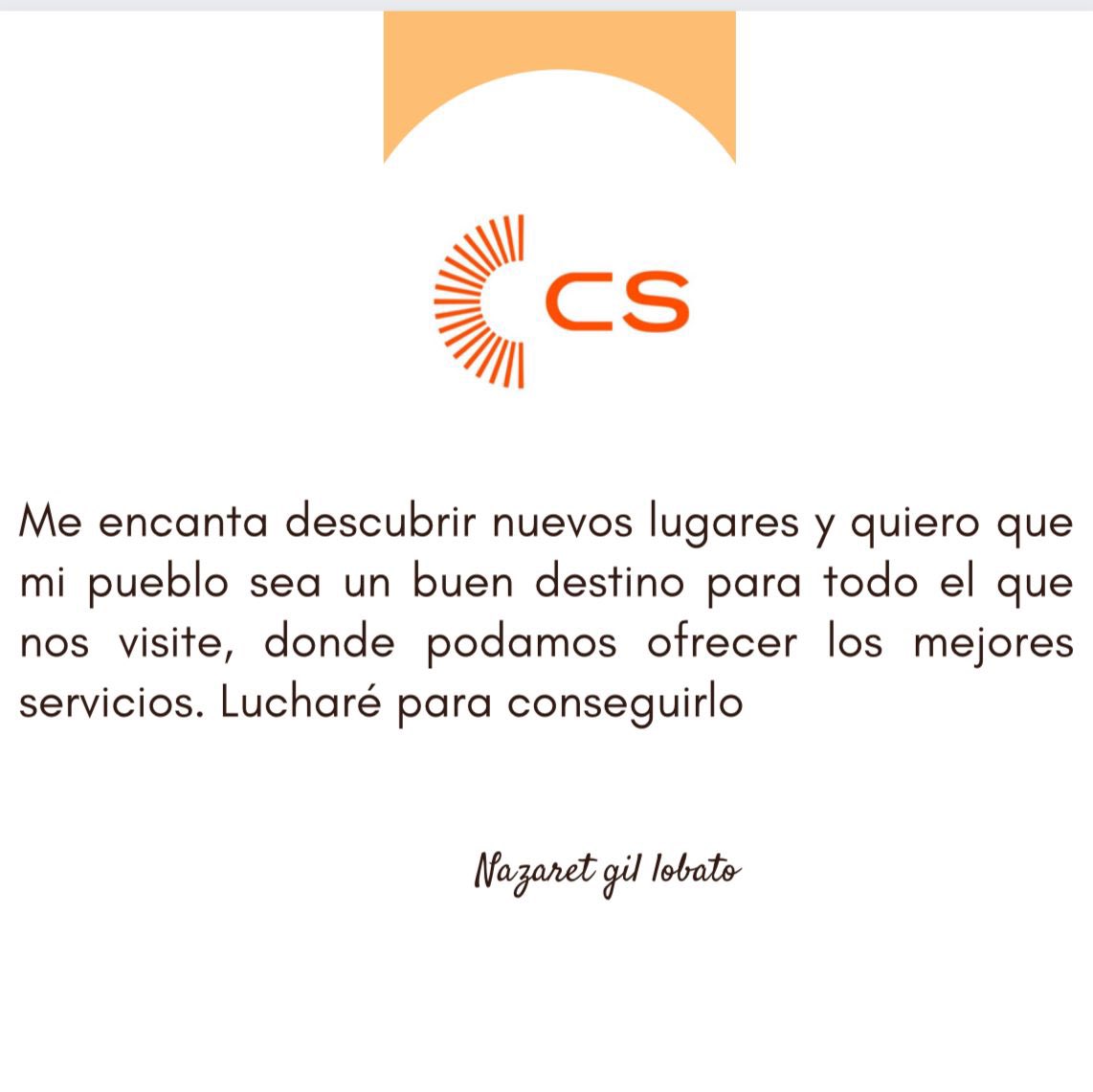 Cs_Alora's tweet photo. PRESENTACIÓN DE CANDIDATOS | Seguimos con nuestra n��mero 9 Nazaret Gil Lobato https://t.co/HDsb3lEuLZ