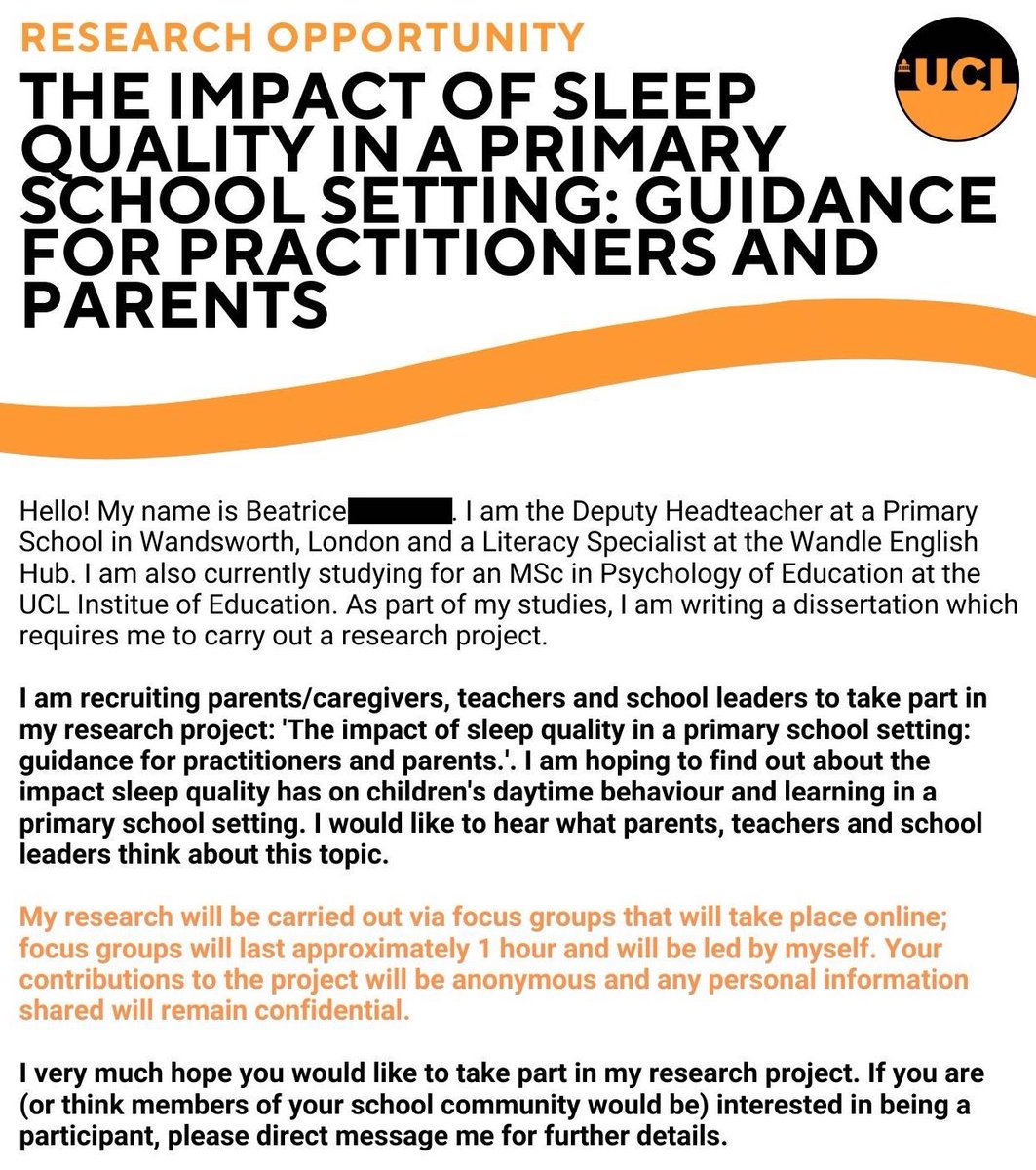 ATTENTION school leaders, teachers and parents/caregivers, I am recruiting participants for my Masters Research Project! 

Please RT/Share widely and contact me if you are interested/would like more information. #PrimaryRocks