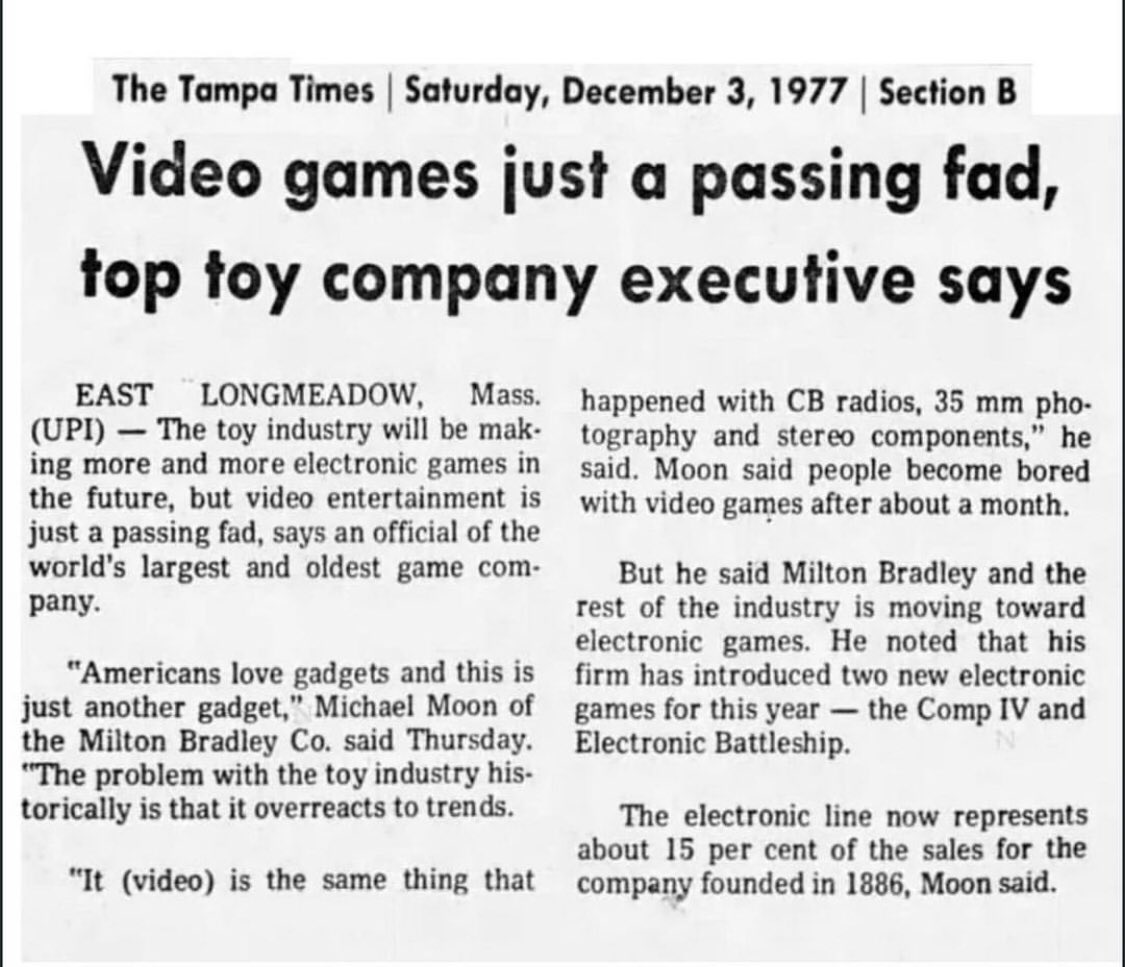 Murphyrupertb's tweet photo. In every single major trend this happens. First there is hype, then many of the gatekeepers of the old institutions will claim it as a “fad” “scam” or “dead”. It seems to go away. https://t.co/AIjeYiriyo