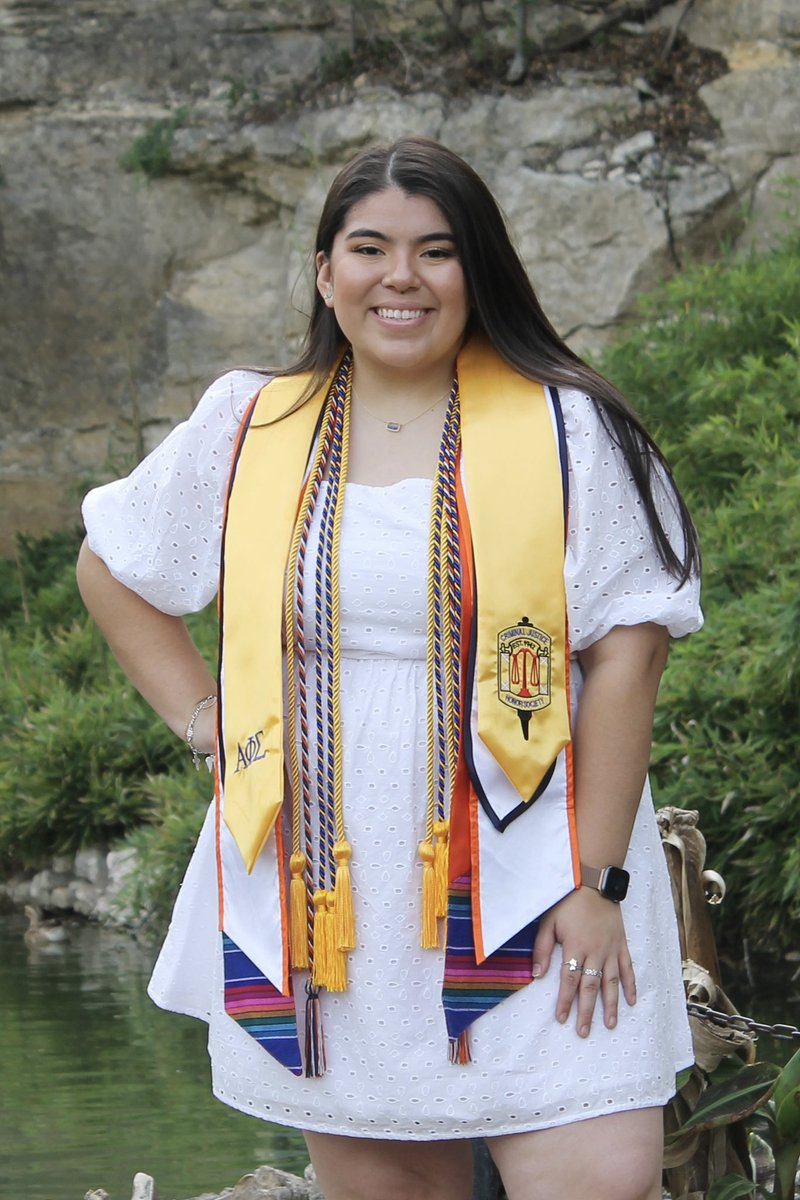 ariannaguzmann's tweet photo. B.A. in Criminology and Criminal Justice ✅ 
Minor in Psychology ✅ 
2 years Alpha Phi Sigma President ✅ 
3 years G-Force Mentor Coordinator ✅ 
UTSA Ambassador ✅ 
Cum Laude Honors ✅ 
3x Deans/4x Presidents List ✅ 
2 Internships ✅ 
Grad (or Law) School 🔜 

T-Minus 11 days! https://t.co/JVVgwmGgnQ