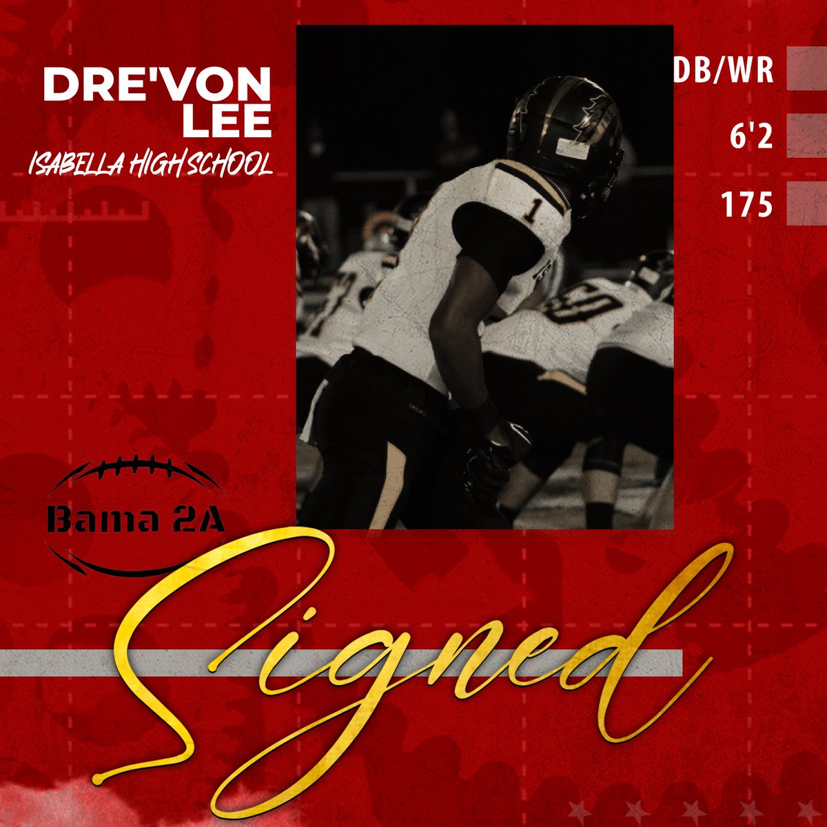 Bama_2A's tweet photo. 🚨New Member🚨
Welcome @dre__lee1 to the Bama 2A Recruiting Platform❗️
#Winners_Win https://t.co/PCoPLNj0dp