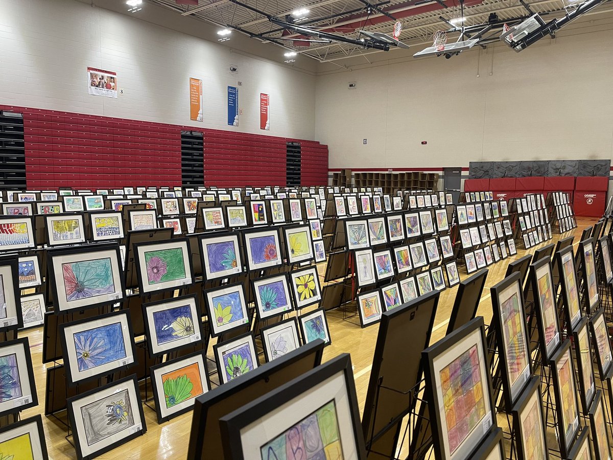 It looks AMAZING!! Such great artwork!! Thank you to our wonderful Art Teachers, Ms. Robertson &amp; Ms. Culwell!! #creeklife