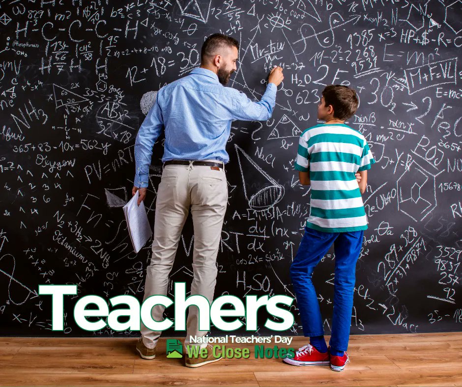 1scottcarson's tweet photo. Happy #NationalTeachersDay to all the wonderful, amazing educators who support, inspire, guide and who have touched so many lives and made a difference. You deserve all the recognition and gratitude for your invaluable work. #WeCloseNotes https://t.co/Y0lo3dcUCr