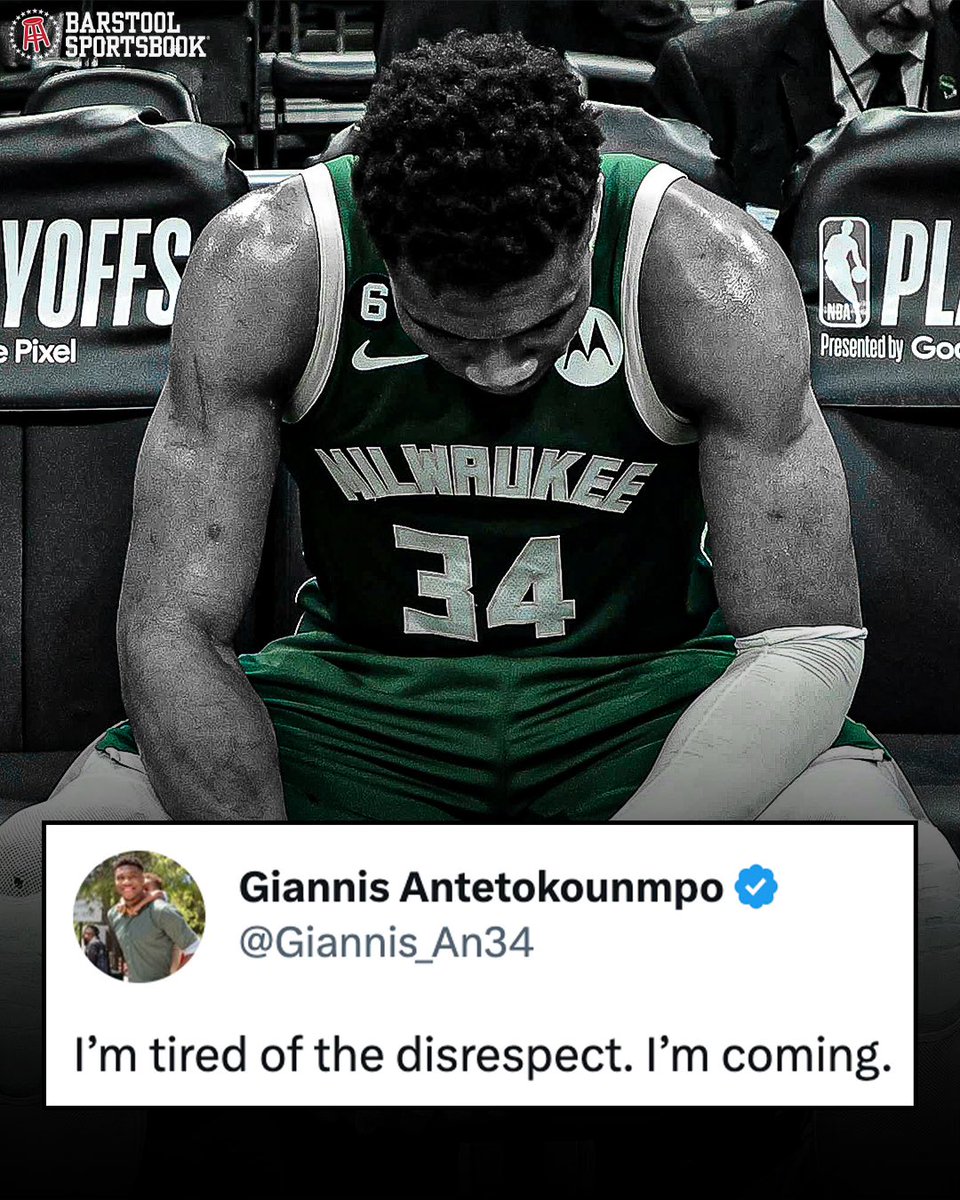stoolgambling's tweet photo. Giannis revenge tour coming soon. https://t.co/l0EUJdtP7u