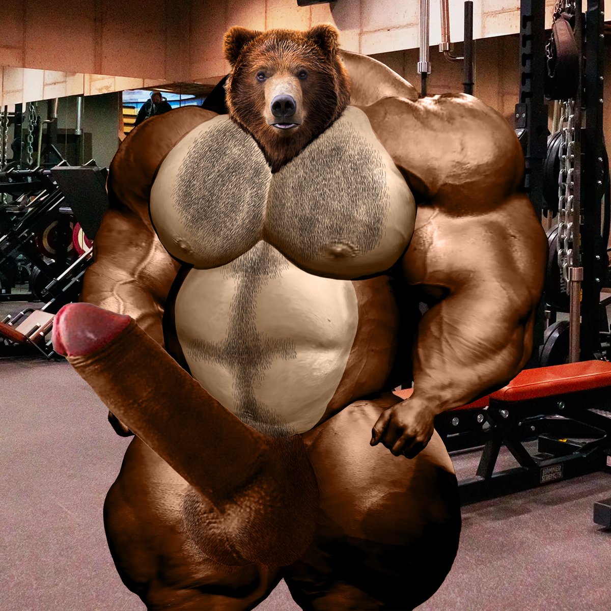 Lobomorphs's tweet photo. A big gym bear.
#furry #furryart #furryartwork #furryfandom #furrybara #musclefurrygay #musclefurry #bara #barart #muscle #muscular #bodybuilding #muscleman #morph #bodymorph https://t.co/P4ORMw7RrD