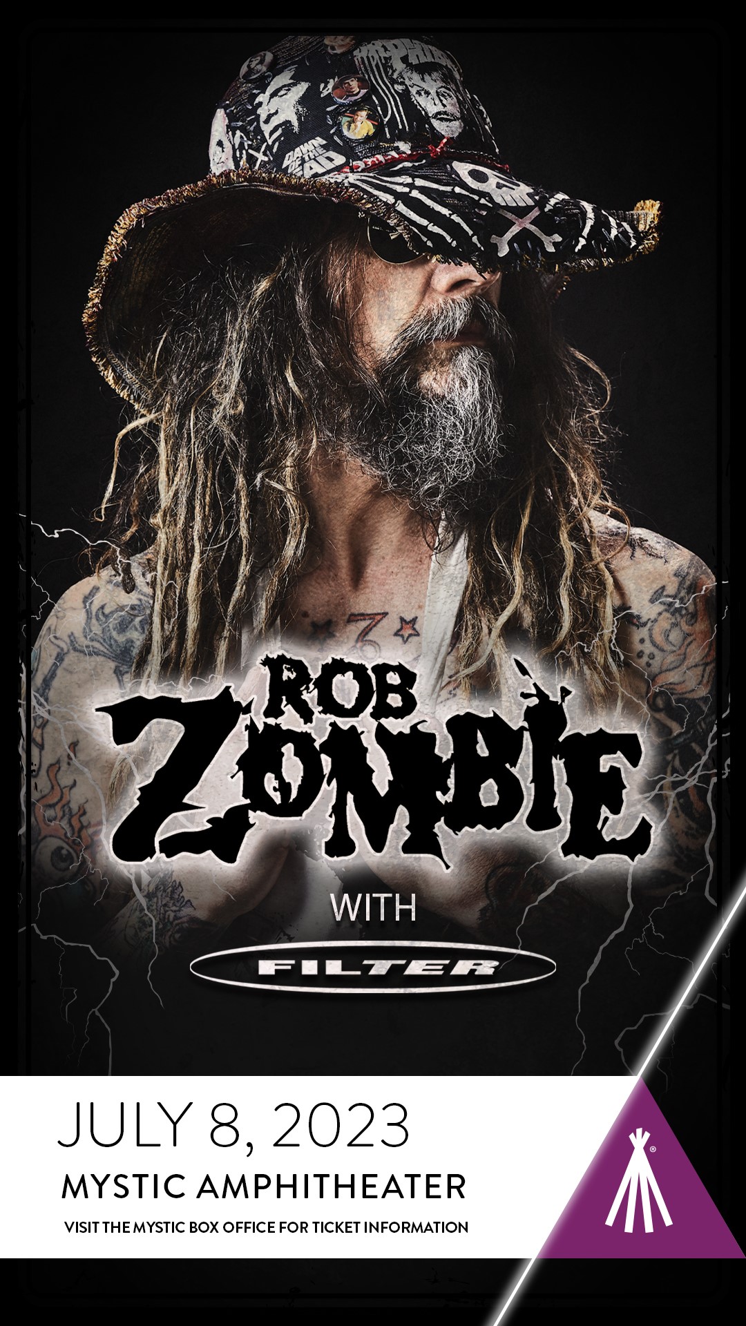 Rob Zombie on Twitter "Get your tickets for Rob Zombie at mysticlake