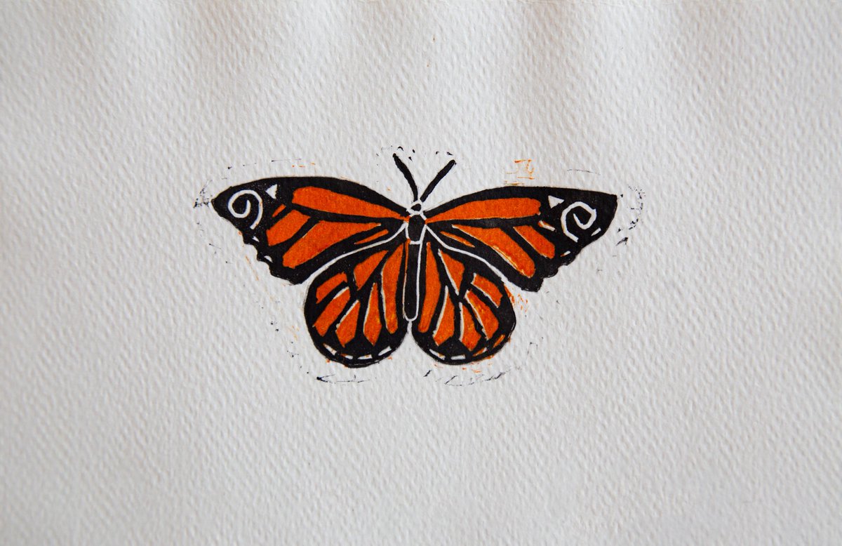 luisquevedop's tweet photo. Les comparto mi grabado en linóleo 

(EN VENTA)
-Título: "Mariposa"
-Medidas de la impresión en papel Firenze:
21 x 14.8 cm
-Piezas en total: 13

-Precio: $50

*sin enmarcar
*entregas en Macuspana y Villahermosa
*si es fuera de tabasco el costo del envío es aparte
#grabado #art https://t.co/ZIUKMExmrx