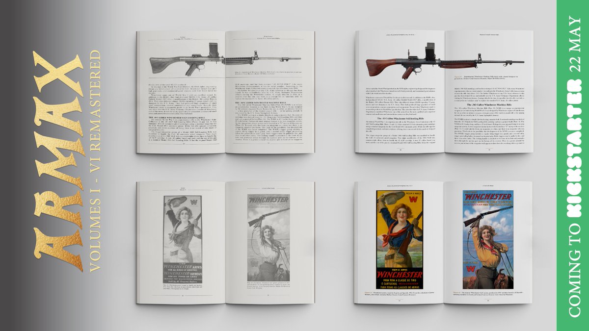Big news! We're pleased to announce an upcoming Kickstarter to reprint the original run of <a href="/armaxjournal/">Armax: The Journal of Contemporary Arms</a> with our publisher <a href="/HeliosPress/">Helios House Press</a>. Head to kickstarter.com/projects/armax… to get notifications and be ready for launch day on May 22nd! 

obv we picked the Burton for promo.