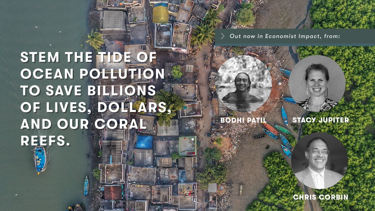 WCS Ocean (@wcsocean) on Twitter photo Stem the tide of ocean pollution to save billions of lives, dollars, and our coral reefs.
Out now via The Economist, from <a href="/StacyDJupiter/">Stacy Jupiter</a>, <a href="/bodhislight/">Bodhi Patil</a>, and <a href="/cristojc/">Christopher Corbin</a>.
🔗 impact.economist.com/ocean/biodiver… Stem the tide of ocean pollution to save billions of lives, dollars, and our coral reefs.
Out now via The Economist, from <a href="/StacyDJupiter/">Stacy Jupiter</a>, <a href="/bodhislight/">Bodhi Patil</a>, and <a href="/cristojc/">Christopher Corbin</a>.
🔗 impact.economist.com/ocean/biodiver…
