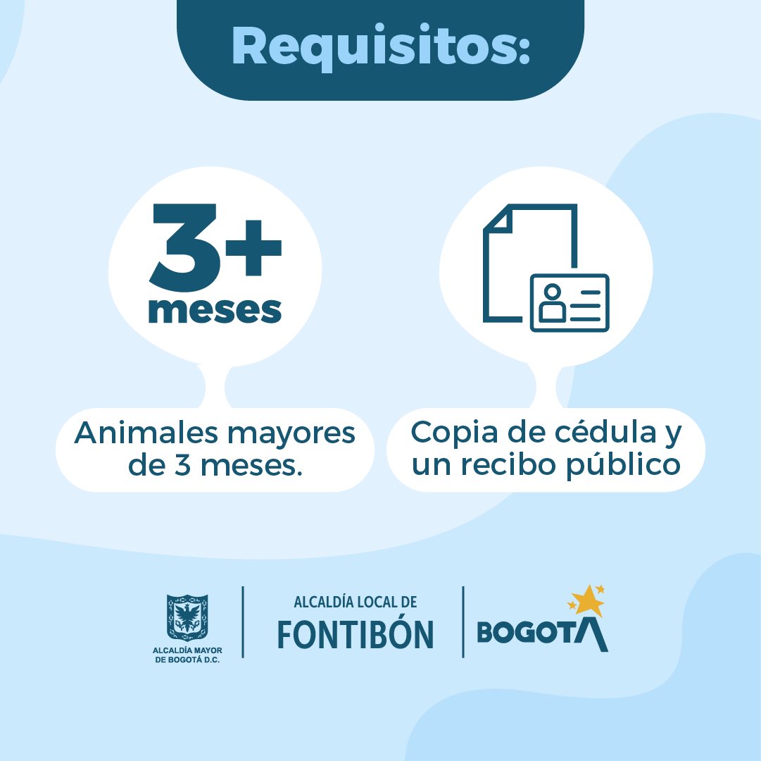 Fontibon_Bogota's tweet photo. Te invitamos a participar en nuestra jornada de desparasitación gratuita para perros y gatos 🆓🩺, que se llevará a cabo mañana 10 de mayo en la Calle 23H #96f-27 a partir de las 8:00 a.m.⏰

¡Te esperamos! 💛💚 https://t.co/z01jHwJYVv