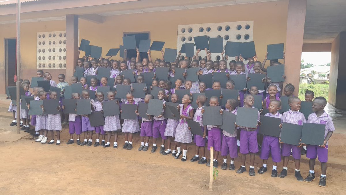 When every class 1 child in 65  schools receive a slate to practice handwriting on. To teach at the right level, <a href="/EducAidSL/">EducAid SL</a> believes in using the right materials.  <a href="/EducAidSL/">EducAid SL</a> is the answer.