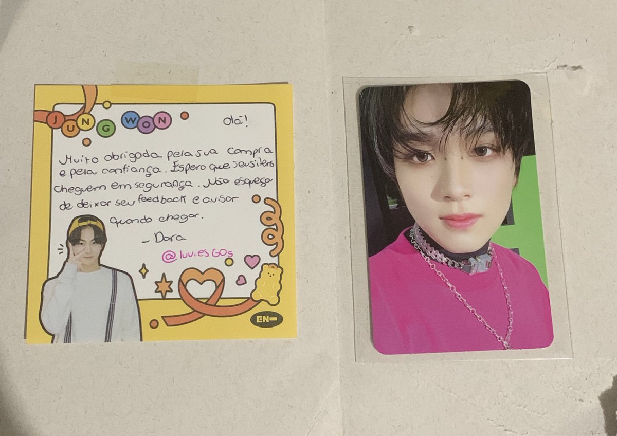 feedback muuuito positivo para a <a href="/luviesGOs/">luvies GOs 🌺</a> que organizou uma ceg super tranquila e me ajudou a conseguir esse hyuck lindíssimo = (
muito obrigado por toda atenciosidade durante o processo da compra! fiquei 100% satisfeito 💗