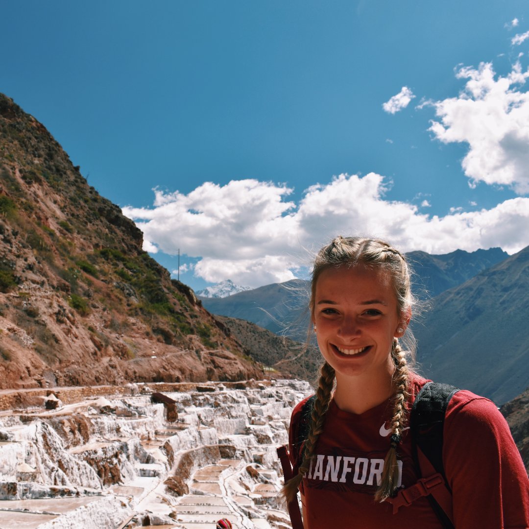 ACEathletes's tweet photo. Congrats to #ACEinPeru '19 alum Emily Schultz for running all the bases and graduating! Thank you for being our longest serving #ACEAmbassador and a great representative of ACE for all student-athletes! We're proud of the work you've done at @StanfordSball and ACE. #GoStanford https://t.co/FhKqg3KQdW