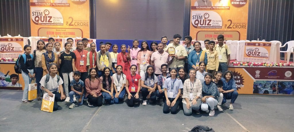 The first day of India's biggest #STEMQuiz  at @GujScienceCity 
Students enjoying the quiz based learning organised by @InfoGujcost

The enjoyment of the #STEMQuizFestival is beating the heat.