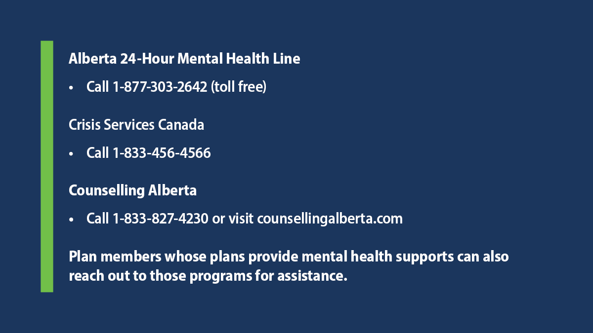 We understand many Albertans are worried and scared. If you’ve been evacuated, put on evacuation notice, or anxious or distressed in any way by the wildfires, you can browse various mental health resources available on our website: bit.ly/42GXySU

#ABFire #ABWildfire