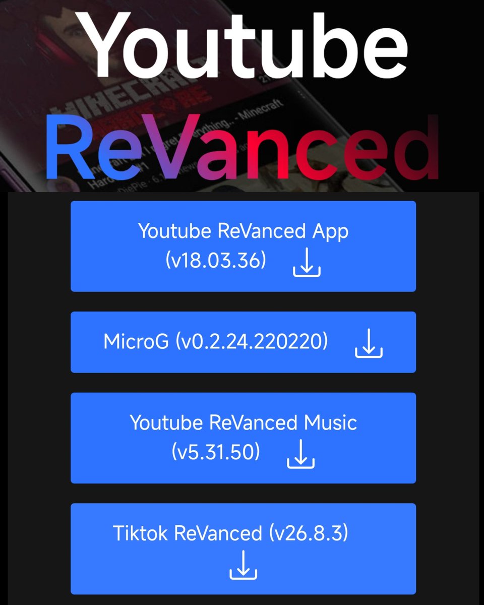 drbeel_techno's tweet photo. #ReVanced
فريق مطوري ReVanced يعلن عن أحدث إصداراته مع :
- YouTube ReVanced
- YouTube Music ReVanced
- TikTok ReVanced
و أخيرا البرنامج المهم للدخول لحسابك خلال هذه البرامج MicroG.
للتحميل :
https://t.co/H58rJZfLJA https://t.co/ny4bJo4q01