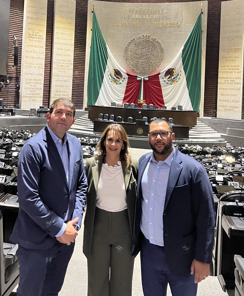 Estamos en Ciudad de México, reunidos en la Comisión de Asuntos Migratorios con la congresista <a href="/sofiacarvajali/">Sofía Carvajal Isunza</a> y el congresista <a href="/agomezv2308/">Augusto Gómez Villanueva</a>, conversando sobre la grave situación por la que atraviesan nuestros hermanos venezolanos. 

Hoy dejo claro que no están solos y seguiremos