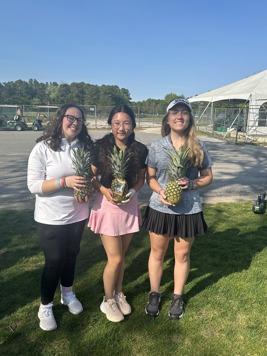 Congratulation to Zoey, Maia, and Alexa for winning the annual Pineapple Cup Championship 🍍