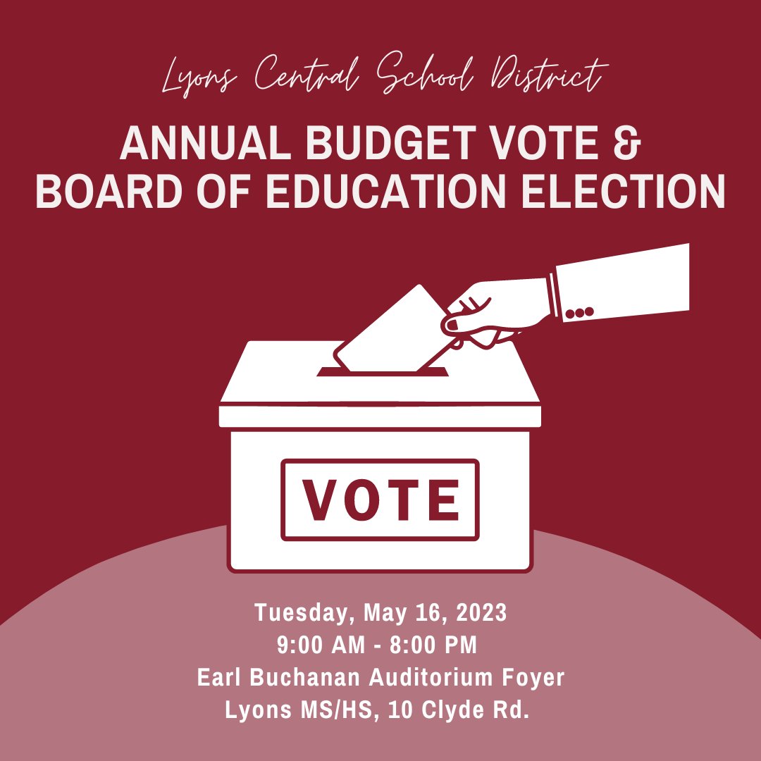 Lyons Central School District on Twitter "Lyons Central School