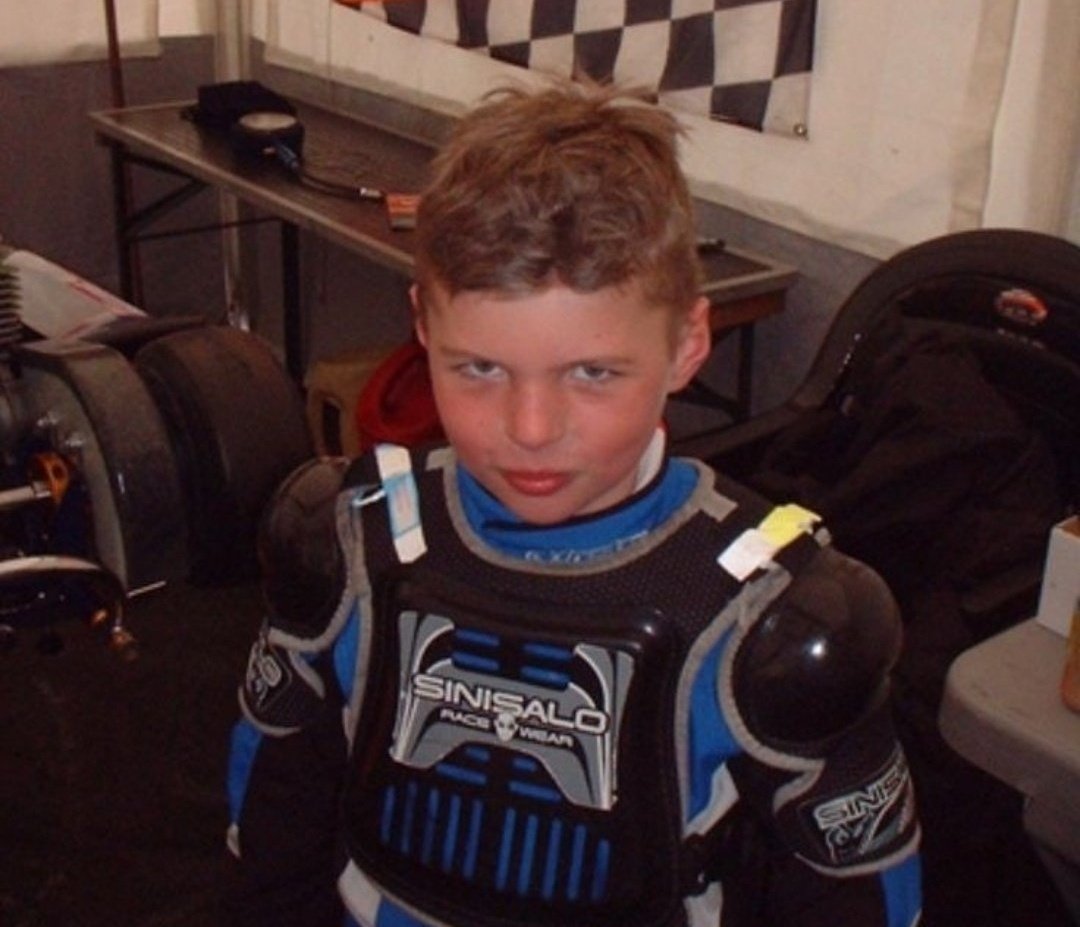ferra_ria's tweet photo. all the talk of charles being a menace on the tl during his karting years, and this was his biggest rival, like the chaos they caused on track must've been wild https://t.co/rpMz6w07tb