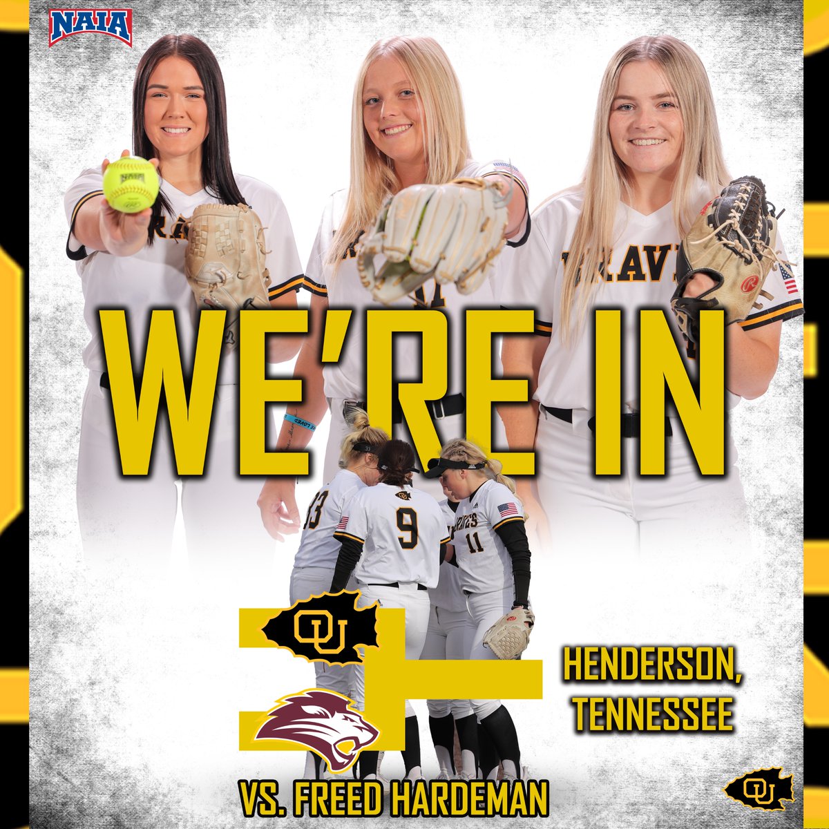 We're In❗️

<a href="/OttawaBravesSB/">Ottawa Braves Softball</a> will play Freed-Hardeman in Henderson, Tennessee!

#BraveNation