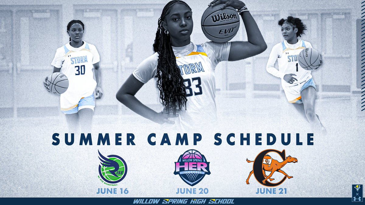 Summer Season 3!! Time to work ladies! 
Parents DM or email for questions! mswilson@wcpss.net 
June 16- NCBCA Live at Rise Center 
June 20- “HER” Jamboree at WSHS 
June 21- Campbell University Team Camp
#HERtimetoshine #itsnotenough