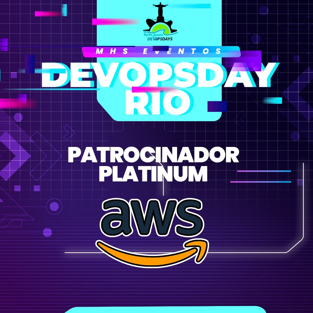 devopsdayrio's tweet image. Vocês sabem né, quando eu começo a anunciar novidade eu não paro mais! 😂

A @AWSBrasil tá confirmadíssima como patrocinador platinum do nosso evento, coisa fina tá? 

Vamo que vamo galera!

#devopsdays
#dodrio
#devopsdaysrio