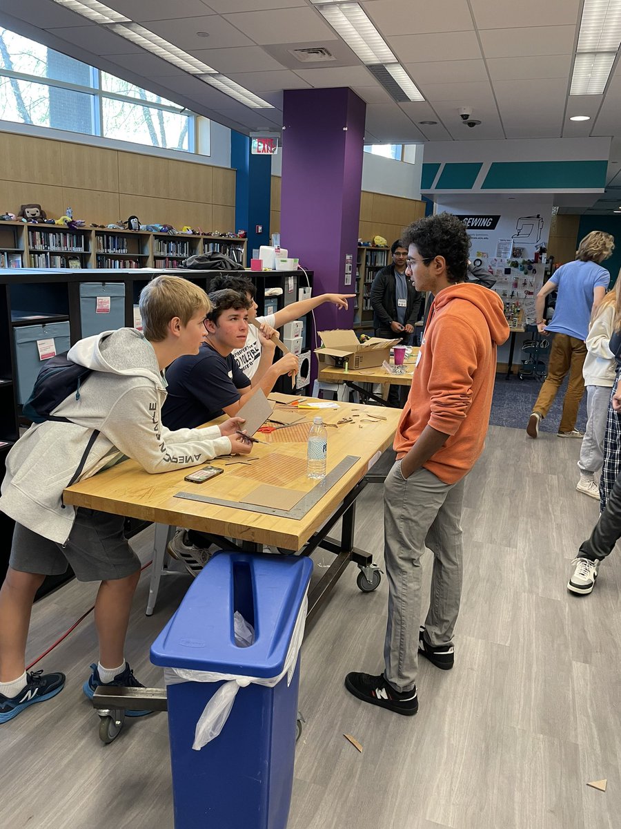 Thank you to <a href="/OlinCollege/">Olin College</a> for hosting Needham High’s 9th grade interdisciplinary program today for a fantastic field trip. We saw the spring expo and got to do some creating of our own. We may just have some future engineers!