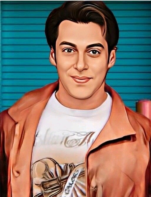 PrettyKtm's tweet photo. #SalmanKhan The Only Actor Who Look Handsome In Any Art #PerfectArt (Whoever Did It. Good Work) @PrettyKtmโ https://t.co/NTfmrMduwt