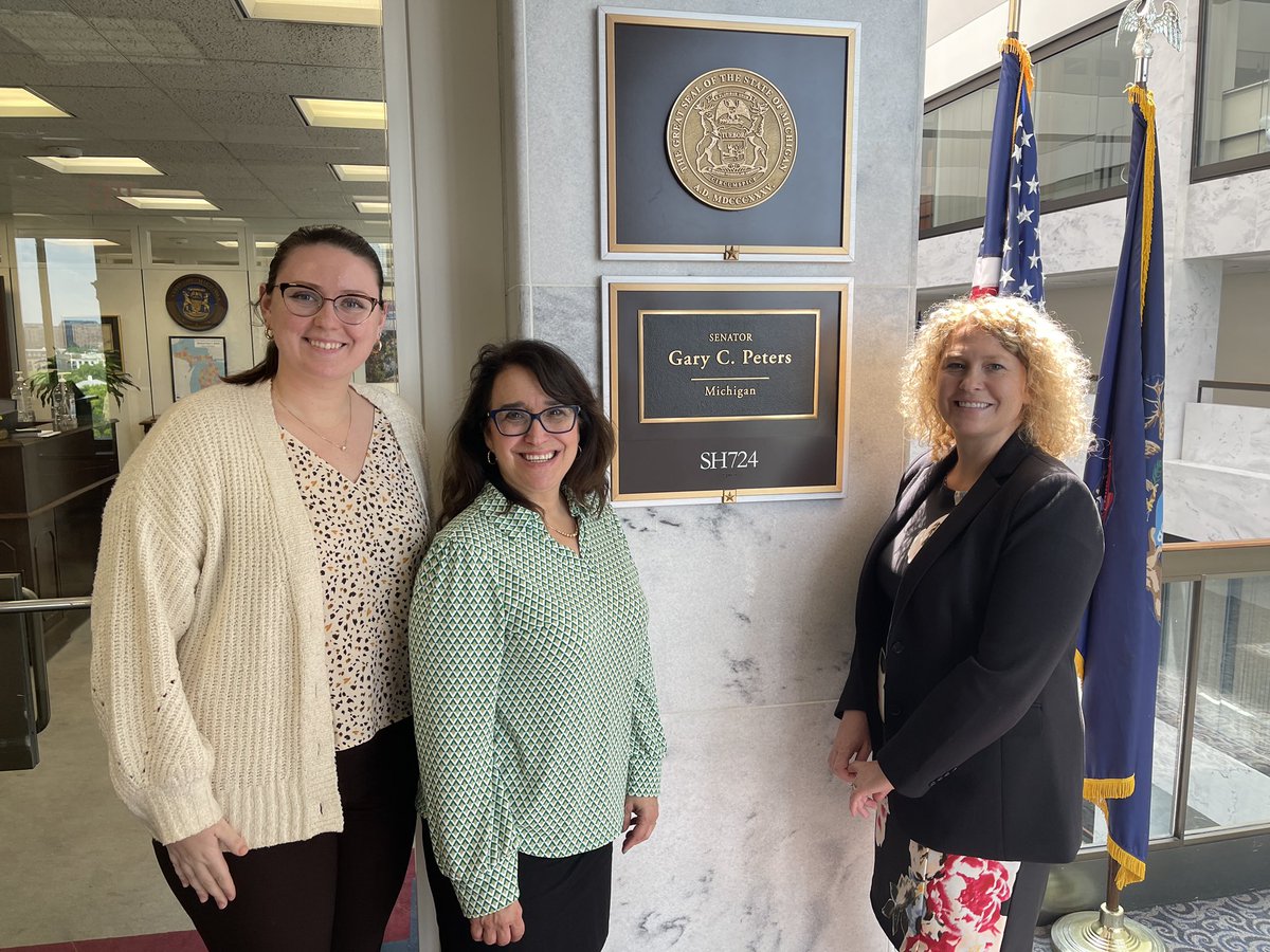 Grateful for the opportunity to share the importance of and the challenges faced by Infection Preventionists.  Thank you to the teams <a href="/SenGaryPeters/">Senator Gary Peters</a> <a href="/SenStabenow/">Sen. Debbie Stabenow</a> @RepSlotkin <a href="/RepDebDingell/">Rep. Debbie Dingell</a> for taking the time to meet with us. #APIC