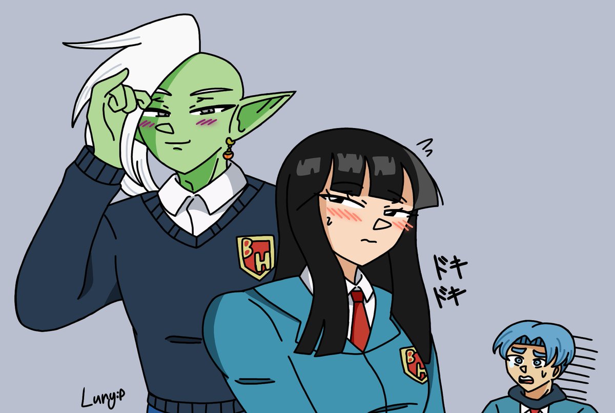 lury0506's tweet photo. Random things I've drawn part 2
Looks like there's a new student in Blue Hal
A very silly au idea but I actually kinda like it
#DragonBallSuper #Zamasu #Mai #Zamai #Trunks https://t.co/RX0EDiTiwJ