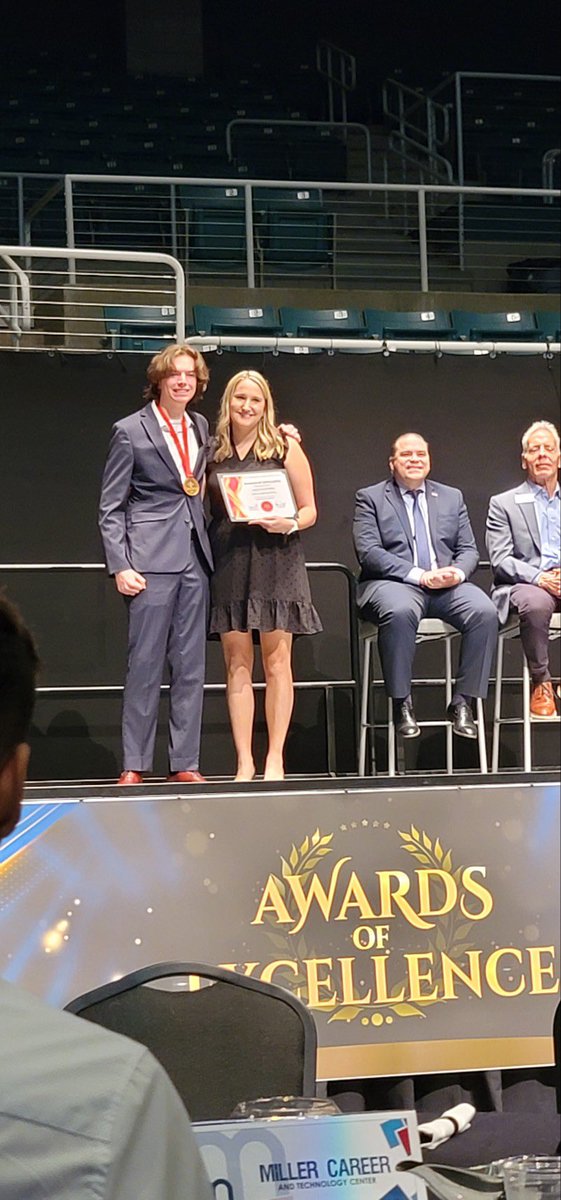 CaitlinPeters07's tweet photo. Such a great evening celebrating our Award of Excellence winners ❤️I love that I teach 10th &amp; 12th graders because I really get to see my kids grow up 

I am SO proud of the young man that Alex has flourished into. He’s going to excel at A&amp;M https://t.co/yDjF1m2RKF