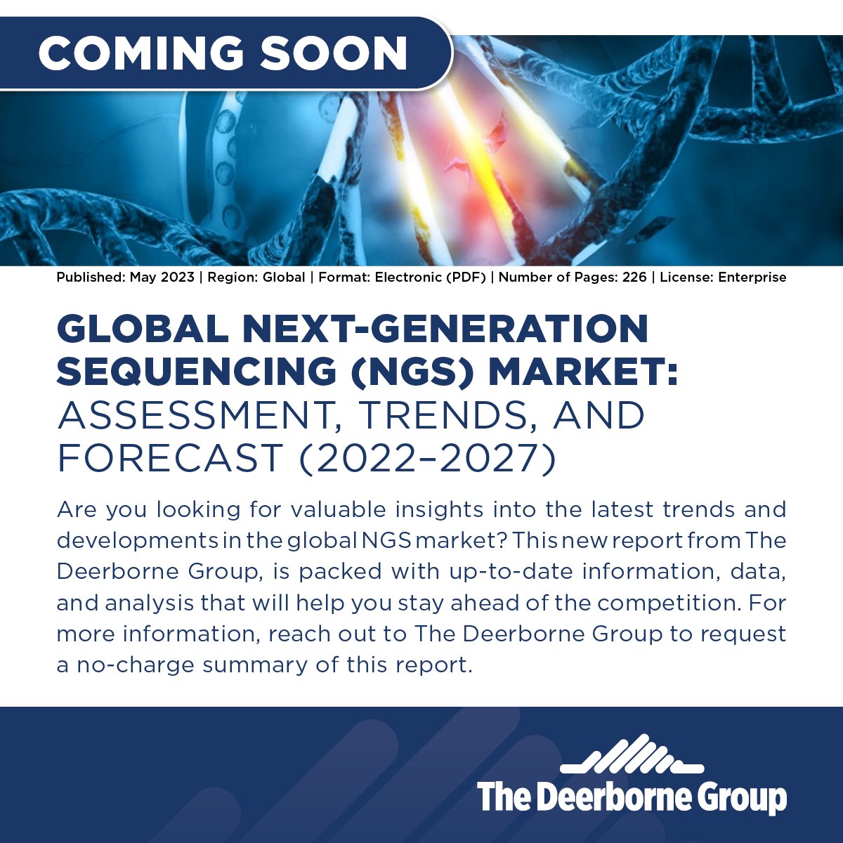 DeerborneThe's tweet photo. Are you ready? The NGS market is poised for significant change in the coming years. If you would like a no-charge summary of this report, click here https://t.co/m7z3W2XJiz
#nextgenerationsequencing #liquidbiopsy #marketintelligence #COMPASS360° #venturecapital #PrivateEquity https://t.co/f6JKZlTk4E