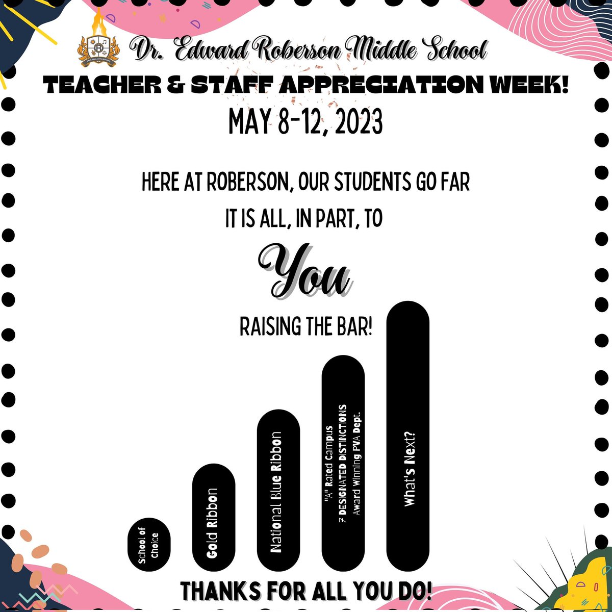 CaptivatingCan's tweet image. Day 2 of Teacher Appreciation Week! Thanks to @RobersonSpring PTO for sponsoring and serving  lunch to our staff!❤️
#remarkableDNA #TacoTuesday