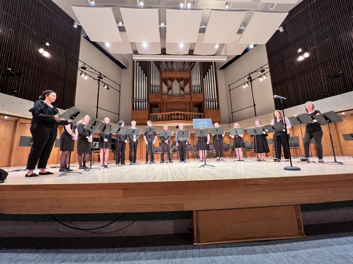 Spring concert of Nebraska Medical Orchestra and Choir. Gotta love it!