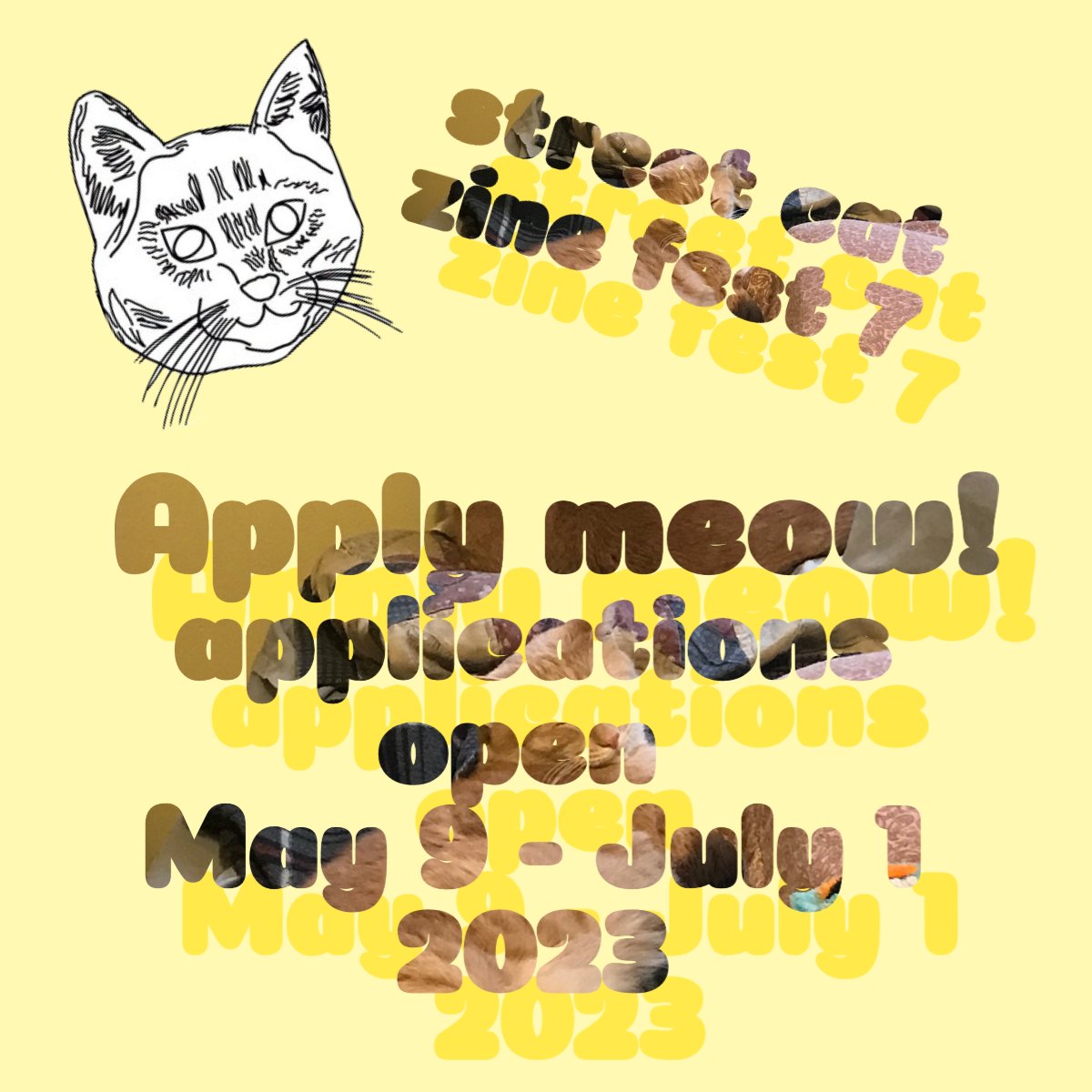 StrtCatZineFest's tweet photo. Apply meow for #SCZF7 😻https://t.co/ynragnJH8V
August 19, 2023 in Chillicothe, Ohio! https://t.co/QfieXHM5Rn