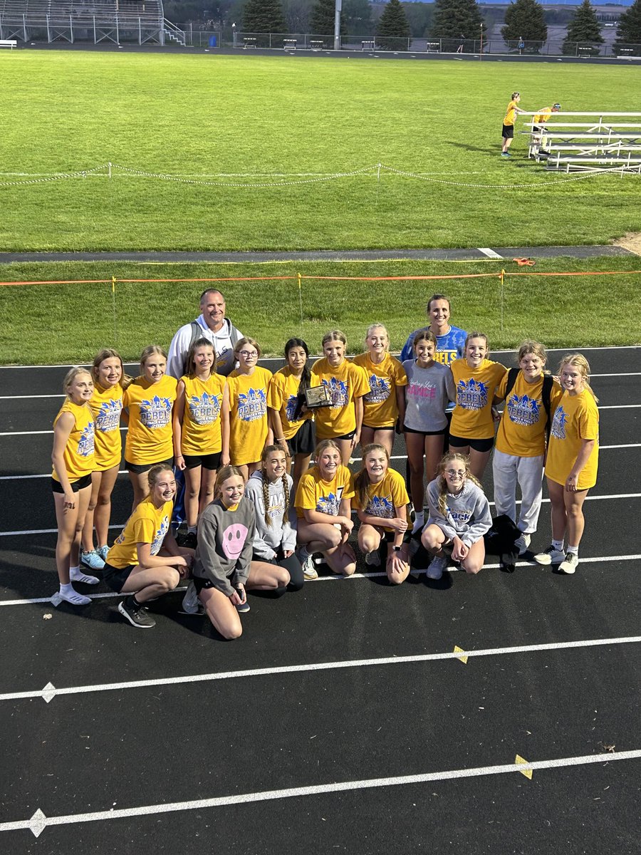 What a GREAT night to be a REBEL! So proud of these group of girls as they are the Junior High Western Valley Conference Champions! ⁦@WCSDRebels⁩ #REBELPRIDE
