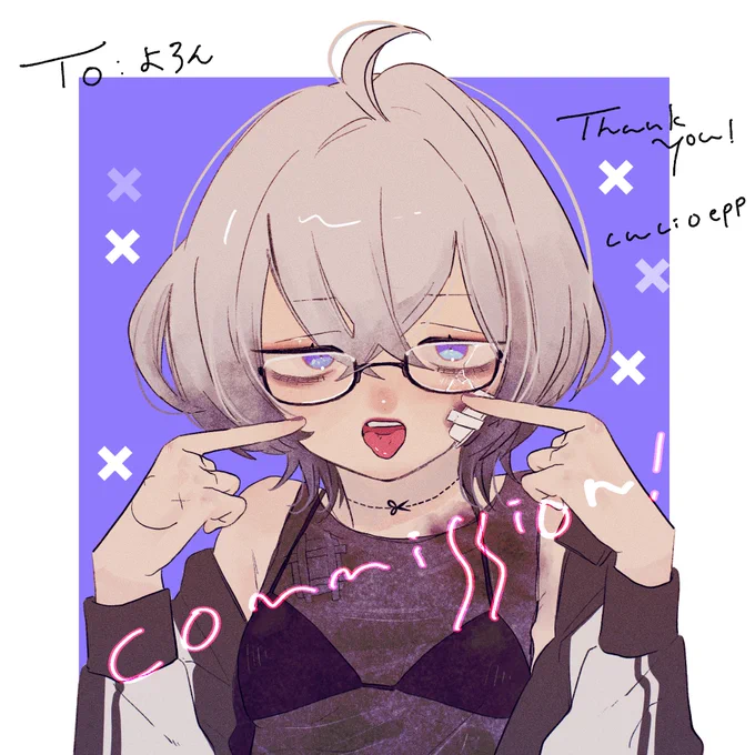 𝗧𝗵𝗮𝗻𝗸 𝘆𝗼𝘂 #Skeb  #Commission 
