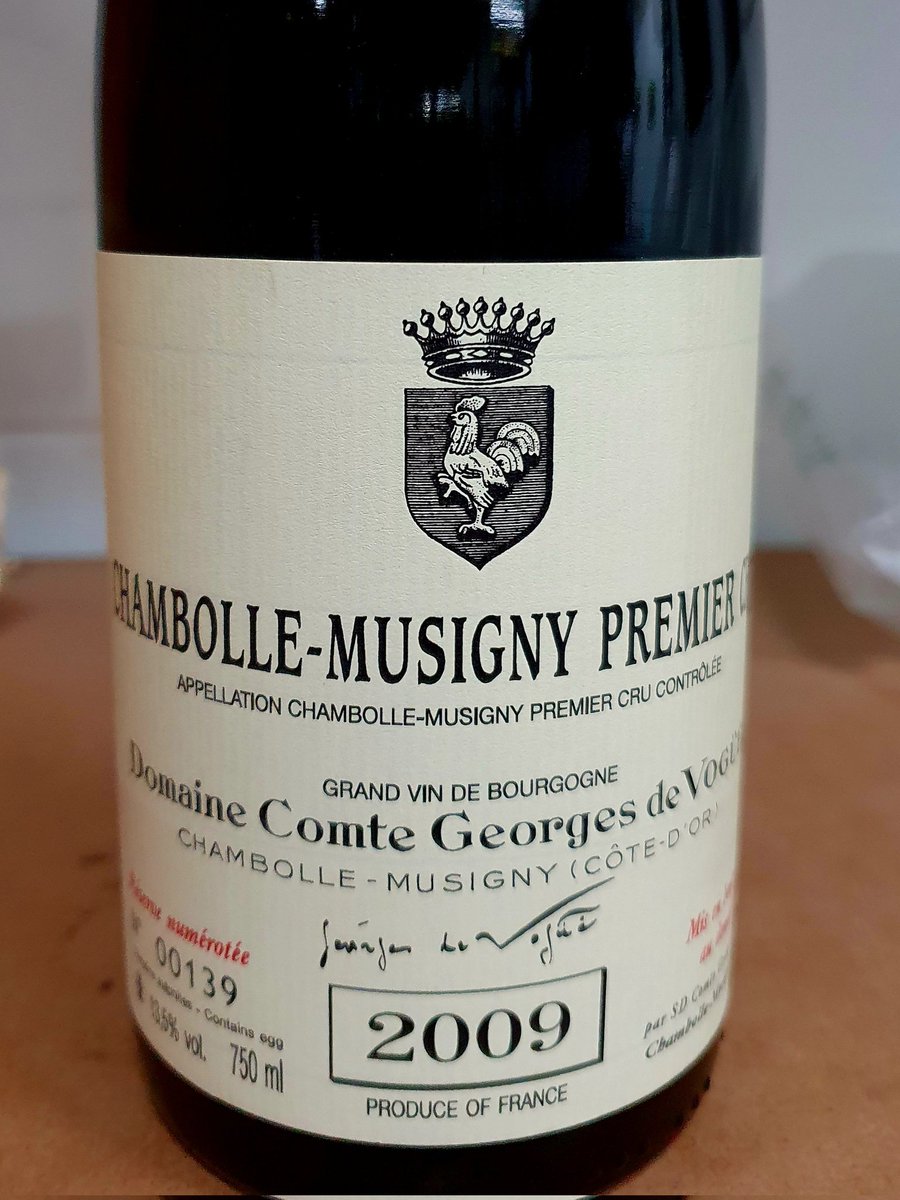 Dom. Comte Georges de Vogue 2009 in current catalogue ends today, Wed the 10th of May 5pm #wineauction #sterlingwine #perth