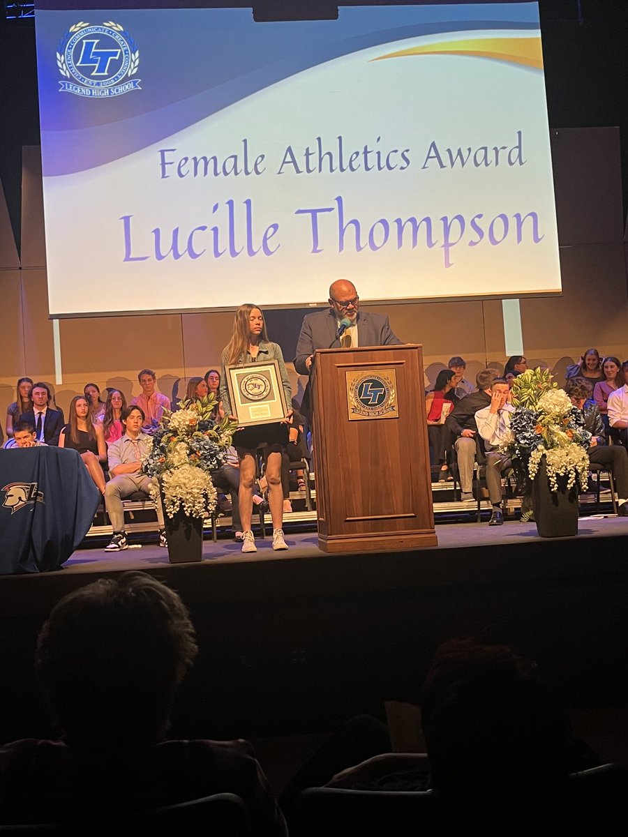 Lucille Thompson, 2023 underclassman female athlete of the year