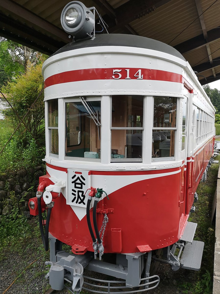 makoto_k_0621's tweet photo. 谷汲線廃線から22回目の
モ510の日
旧谷汲駅のモ514
#名鉄 #谷汲線 #600V
#モ510の日 #モ510 https://t.co/hZjRLhpknk