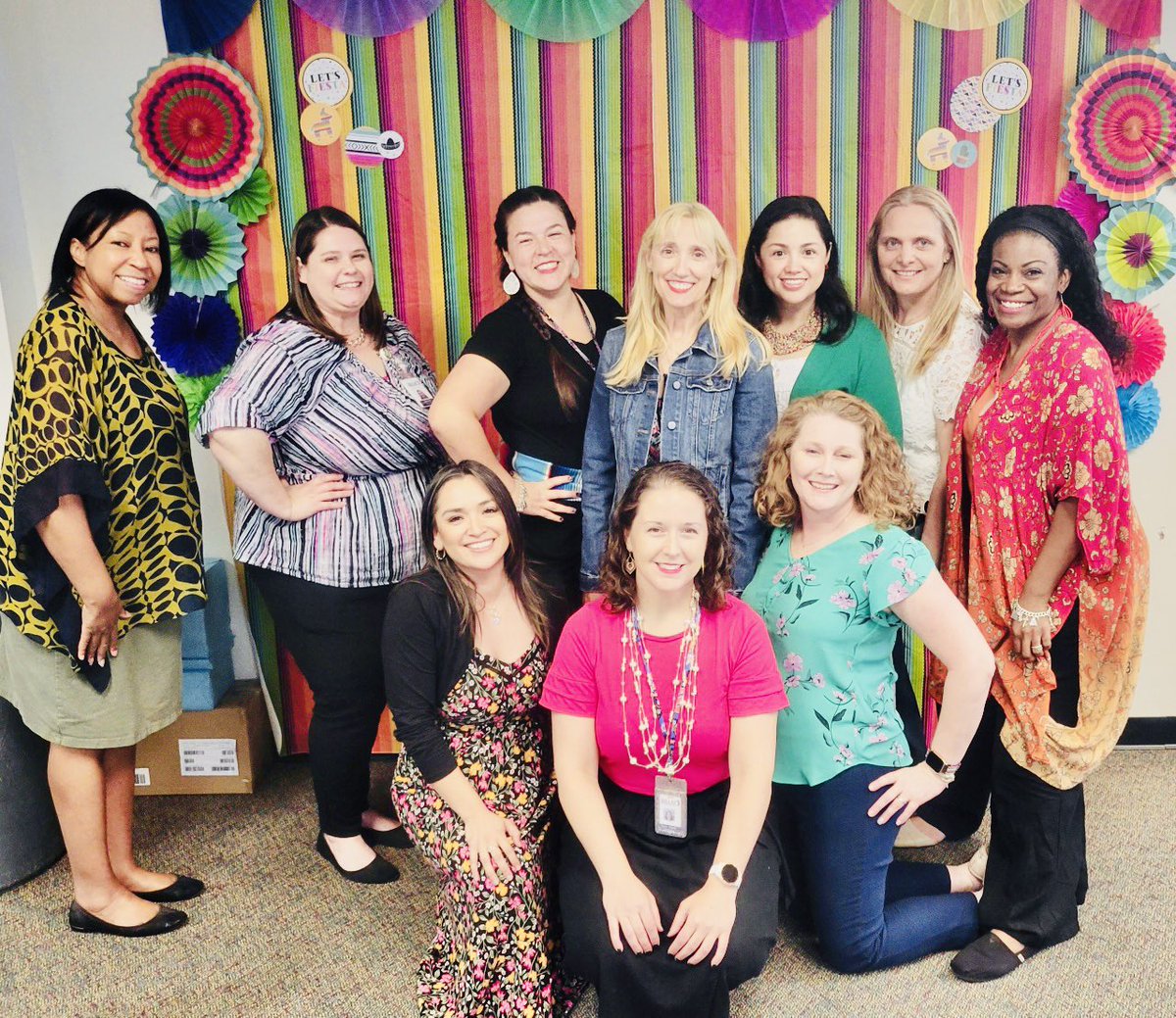PrekIsd's tweet photo. Today we had a blast celebrating teachers and staff during our “Final Fiesta”. The mighty PreK staff received leadership and special awards while congratulating our teacher retirees for a life time and dedication to PreK students! 🙌🤍@DrElenaSHill @Mo1Ramirez @dallasschools https://t.co/CgGWEpwiUt