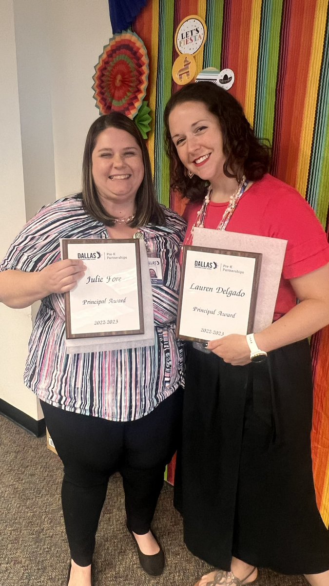 PrekIsd's tweet photo. Today we had a blast celebrating teachers and staff during our “Final Fiesta”. The mighty PreK staff received leadership and special awards while congratulating our teacher retirees for a life time and dedication to PreK students! 🙌🤍@DrElenaSHill @Mo1Ramirez @dallasschools https://t.co/CgGWEpwiUt