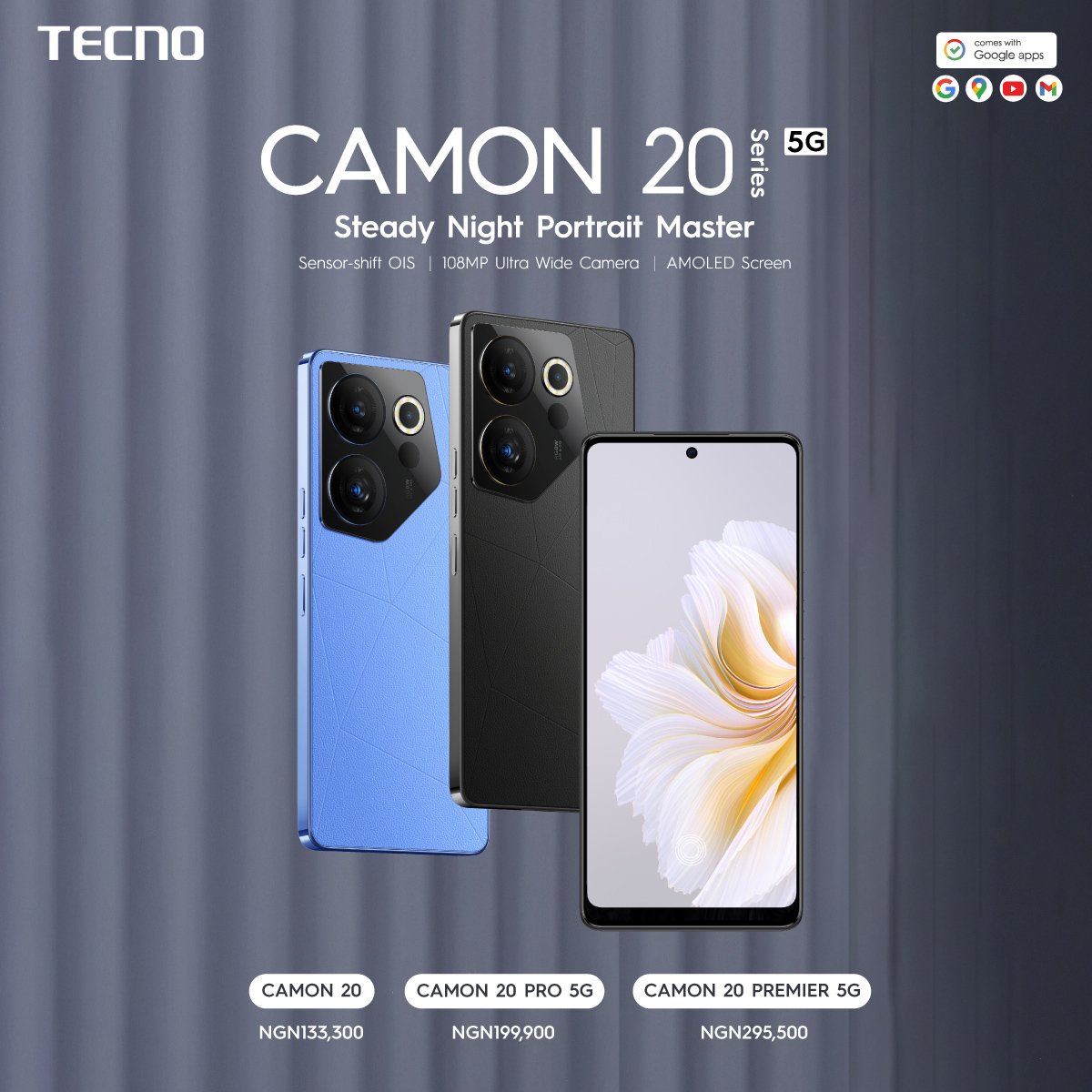 TECNOMobileNG's tweet photo. Do you love a device that has exceptional camera quality, a long-lasting power and a spacious storage? 

The CAMON 20 Series has it all.

The device is now available in all TECNO stores nationwide. 

#CAMON20Launch 
#CAMON20Series
#EveryEmotionInMotion https://t.co/5Mx6R0powH