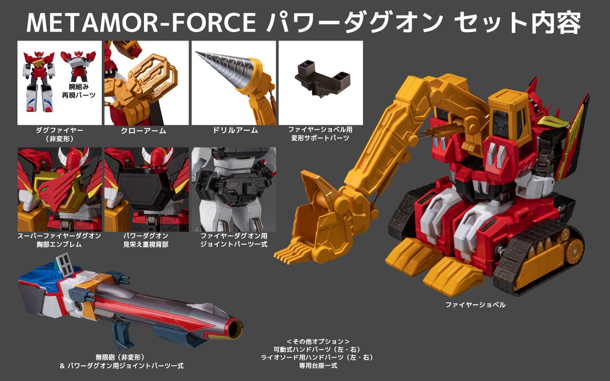 7/7（金）受注締切！ METAMOR-FORCE パワーダグオン ファイヤー 