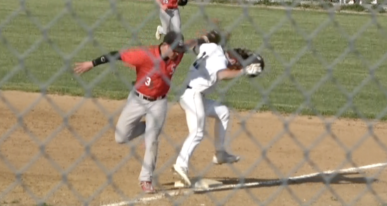 Channel1450com's tweet photo. Ryne Crum pitched a complete game shutout and drove in the game's only run - 

Springfield High stays in the CS8 race with a big win on the road at Rochester

Highlights of the pitchers duel here:
https://t.co/zjZmaIghEs https://t.co/S84veJ4FwX