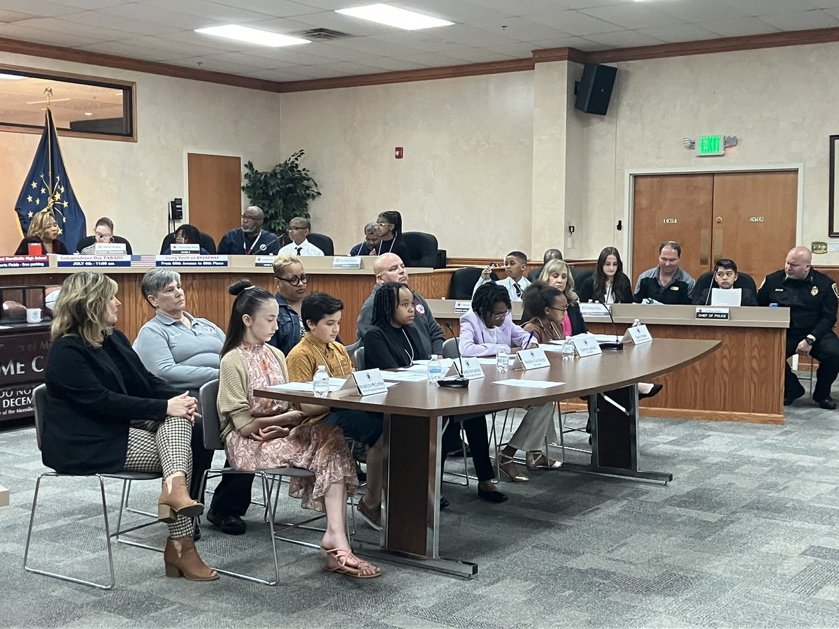 So proud of our students tonight!  Thank you town of Merrillville!