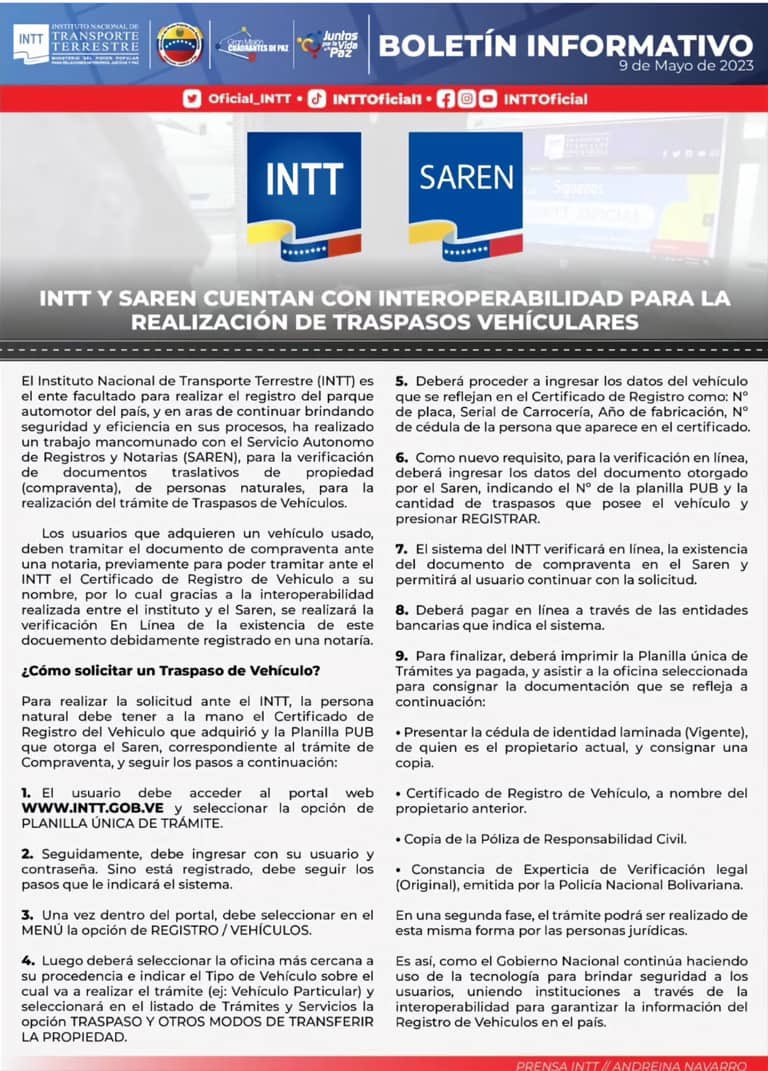 YsaBriMargiotta's tweet photo. Ahora nuevo sistema de traspaso de vehículos, para lo cual es necesario documento notariado! https://t.co/8UcZ9w9ugg