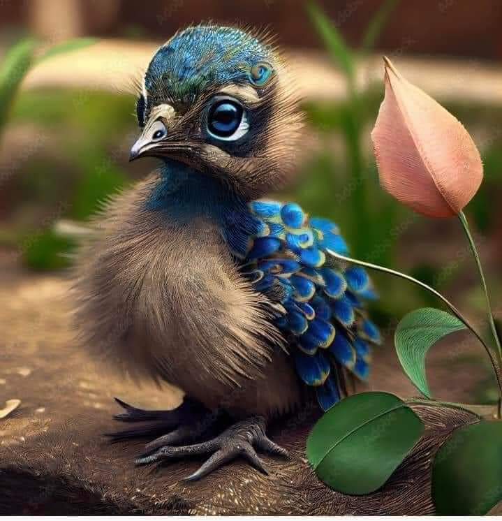 Naturalofbeaut_'s tweet photo. A peacock baby 🦚 so cute ❤️❤️❤️ https://t.co/gZ1vslfykx