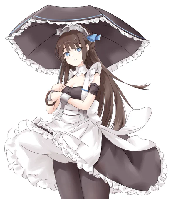 メイドの日……今年あまり描いてないなぁ()